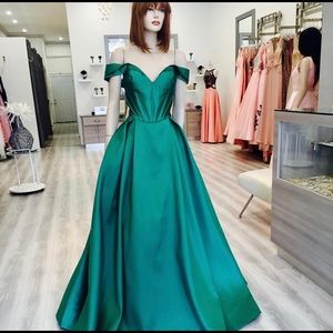 Emerald Green Gown